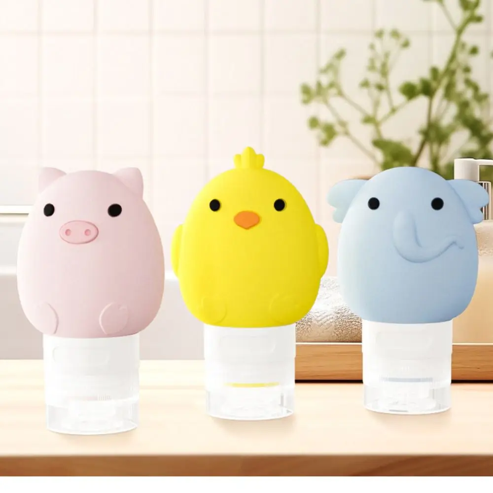 New 60ml Refillable Empty Bottle Mini Portable Squeeze Tube Bottle Leak-proof Toiletry Storage Lotion Shampoo Bottle