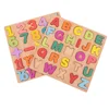 Alphabet Digital Wooden Toys Children 20x20cm Kid Number Letter Matching Jigsaw Board Learning Toy Puzzle Jigsaw for Children 1