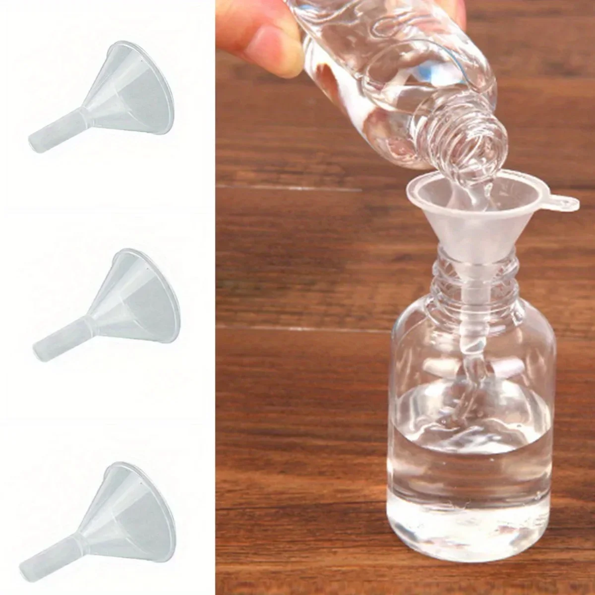 Plastic Funnels 2Pcs For Lab Diffuser Bottle Mini Liquid Oil
