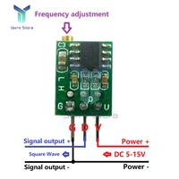 TP354 NE555 Square Wave Pulse Generator Module 50Hz-6KHz 0.8Hz-60Hz Frequency Adjustable Module Oscillator Output Signal Source 1