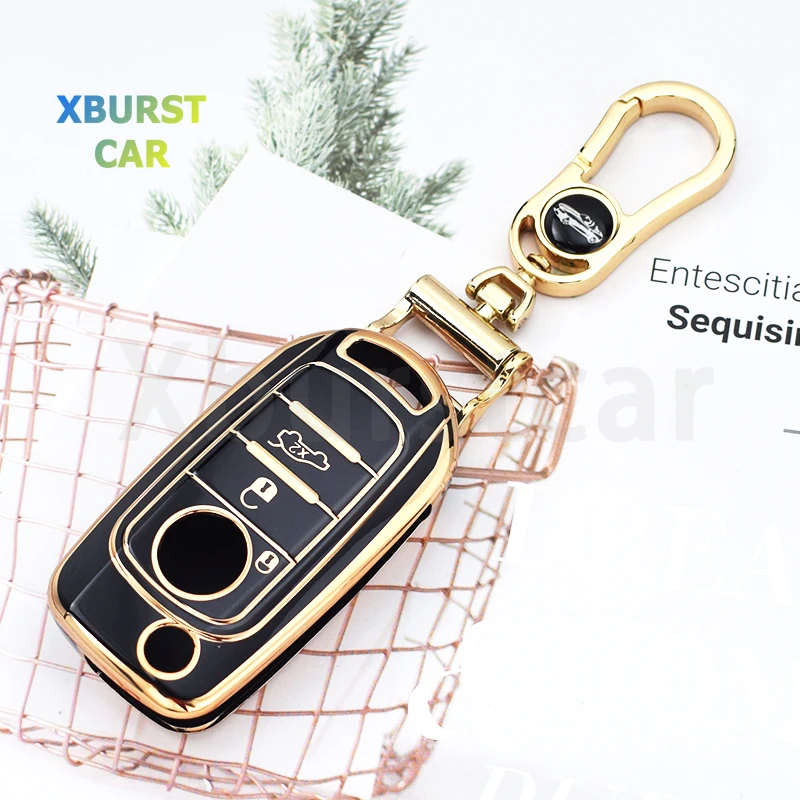 OFF WE GO Cover Chiave Guscio Chiavi per Fiat Argo Cronos Doblo Egea Freedom 500X Toro Nuovo Grazie Tipo Dodge Neon Cruiser Custodia Coprichiave Copri Chiavi Telecomando Auto Portachiavi, Nero