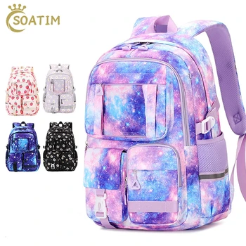 3 Pcs/Set Children School Bags Girls Teenage Book Bag Youth School Backpack Travel Junior High School Students Laptop Backpack 1