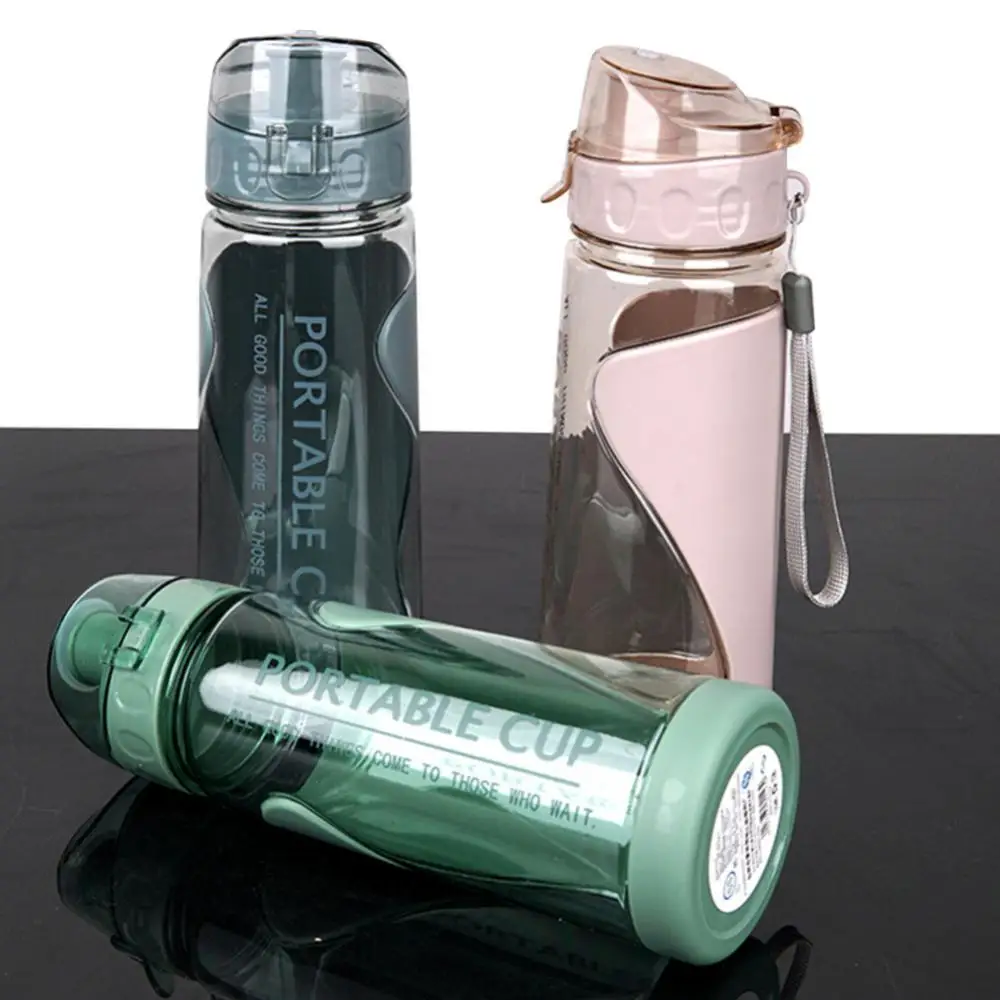 

Бутылка для воды Мотивационная Спортивная бутылка для воды герметичные бутылки для питья Открытый путешествия тренажерный зал фитнес чашка без БФА пластик