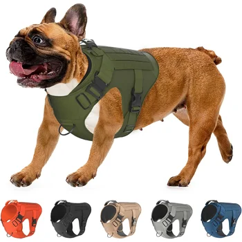 Adjustable Tactical Dog Harness & Leash Set