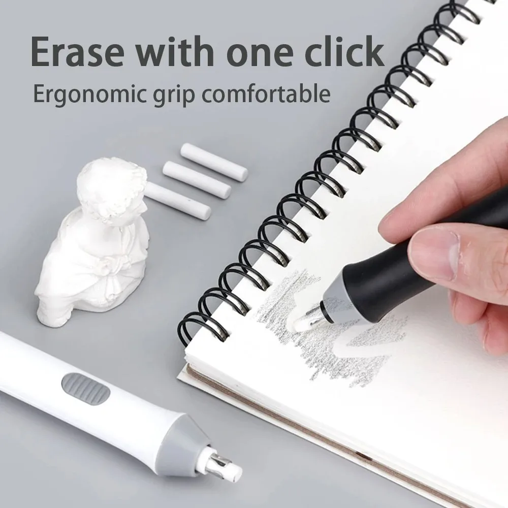 TENWIN Electric Eraser Set - Automatic Rotary Eraser for Sketching  Revision Batteries Not Included