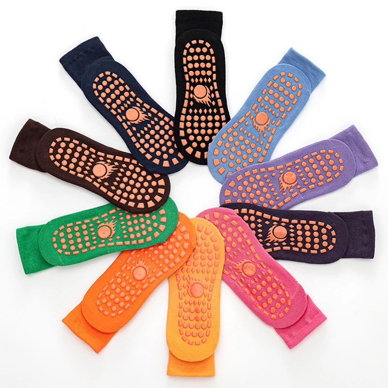 Trampoline Socks Anti-Slip Logo Custom Spring and Summer Thin Breathable  Sweat Floor Socks Boys And Girls Sports Socks - AliExpress