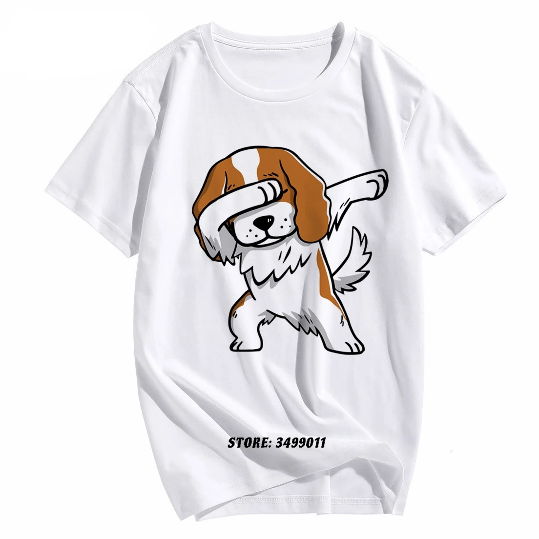 Dabbing Shiba Inu Dog Funny T Shirt Mens Cavalier King Charles New Design Fashion Tops T Shirt Camisas Hombre Streetwear