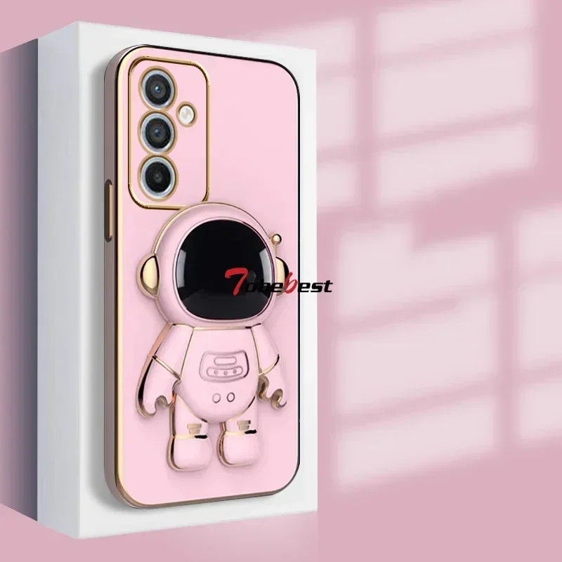 Astronaut Bracket Plating Phone Holder Case