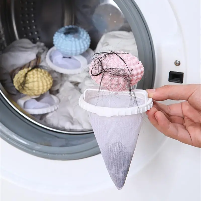 Washing Machine Cleaning Ball Laundry Accessories Hair Removal Filter Reusable Clean Clothes Washing Machine Cleaner