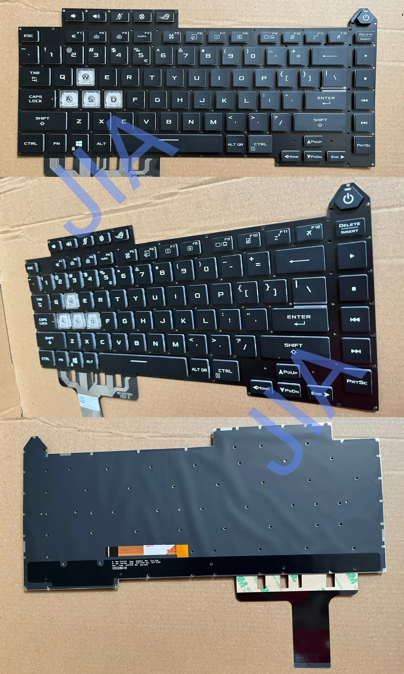 Tastiera Per Asus Rog Strix G15 G513Rc G513Rm G513Rw G513Qr G513Qe G513Im G513Ie G513Ic Rgb Retroilluminato Muslim