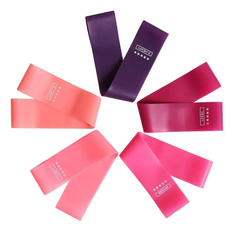 Portable Resistance Band Women'S Squat Hips Tension Bands Gym Yoga Equipment Tension Slim Legs Slim Hands Elastic Circle Strap