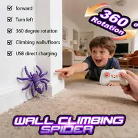 Wall Climbing Spider,Rc Toys for Kids Wall Crawler Robot Spider,Fun Kids Toys,Cool Prank Gadgets Birthday Gifts for Boys Girls