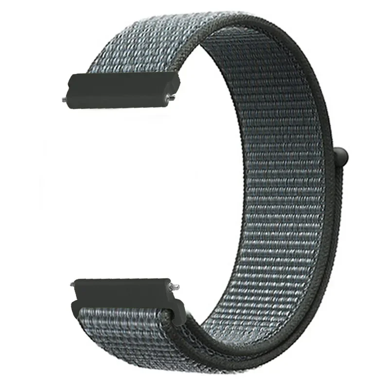 Nylon Loop Strap in Ocean Blue - 20mm/22mm Adjustable Bracelet Band