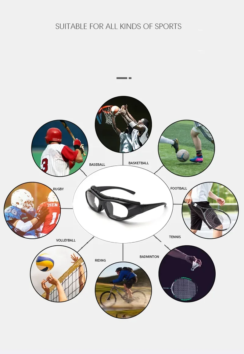 Sports goggles worn during activity