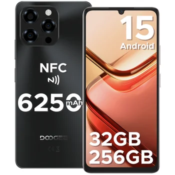 Versione globale DOOGEE Note58 Pro Smartphone 6.75" HD+ Display 32GB(8+24) 256GB 6250mAh Batteria NFC Android 15 Telefono cellulare 1