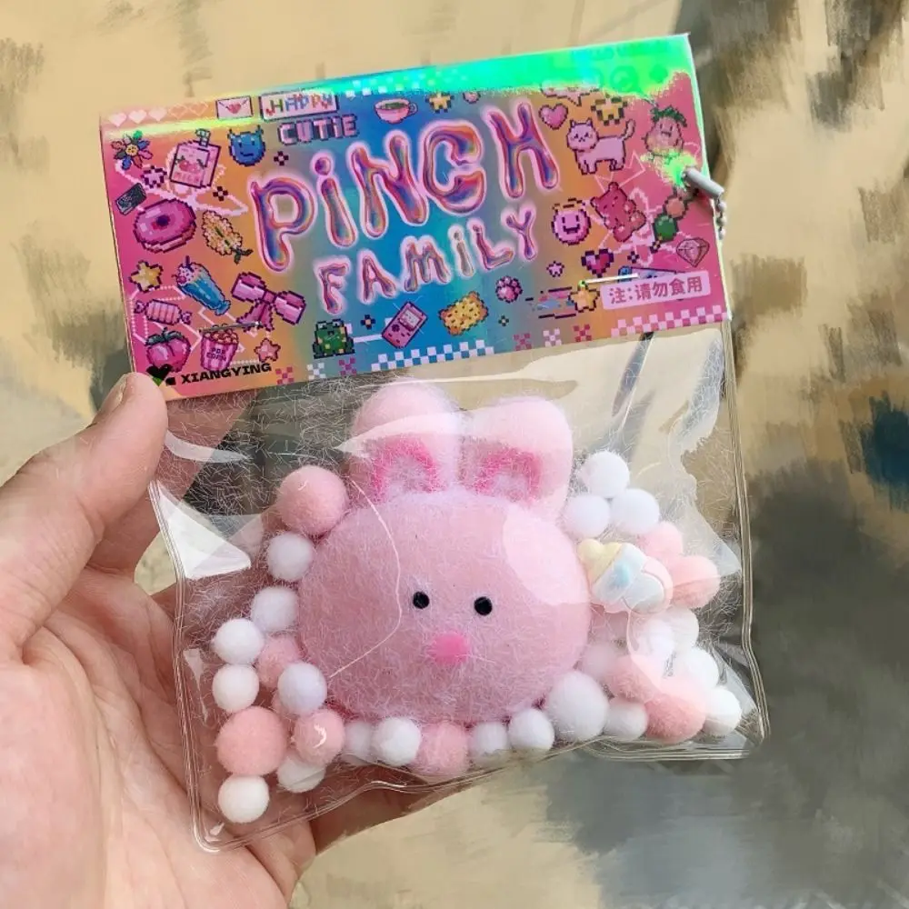 Dropshipping Fidget Toy Mini Squishy Toys Kawaii Plush Soft Cat Paw Transparent Silicone Cube Stress Relief Squeeze Toy 3