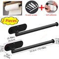 2Pcs Black Long Rack