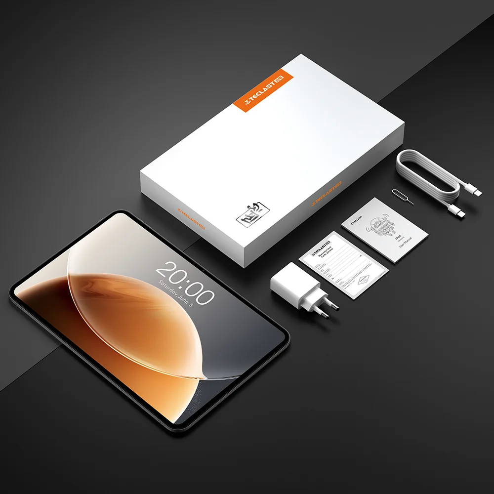 Teclast T65 13.4인치 2K 120Hz 안드로이드 16 태블릿 128GB/256GB ROM Unisoc T7280 옥타코어 8000mAh 배터리 4G 듀얼 SIM 태블릿