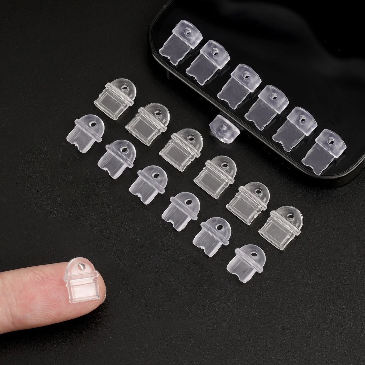 Universal DIY Transparent Anti-Dust Protector Caps