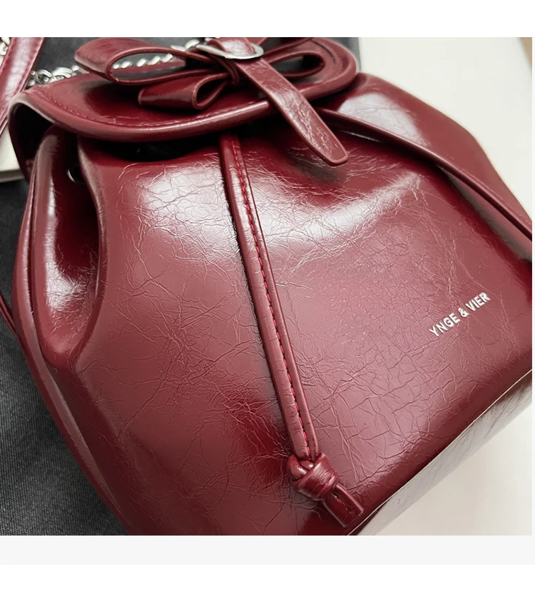 Student class pleated backpack for women 2024 new Korean style trendy student bag, niche high-end women's bag_voghion.com
