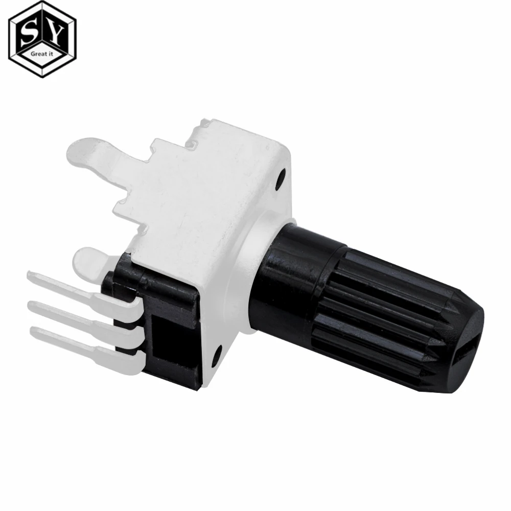 Adjustable Resistor 10PCS Rv09 Vertical 12.5mm Shaft 1k 2k 5k 10k 20k 50k 100k 0932 9 Type 3pin Seal Potentiometer