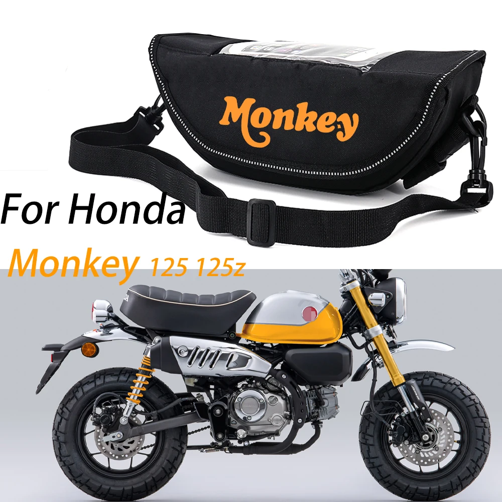 For Honda Monkey 125 monkey 125z Motorcycle accessory  Waterproof And Dustproof Handlebar Storage Bag  navigation bag