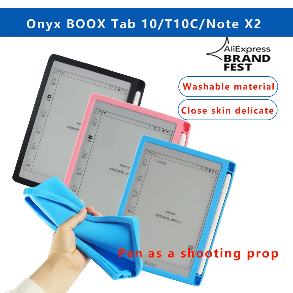 Custodia Per Lettore E-Book Per Onyx Boox Notex2 Tab10 Tab10C Custodia In Silicone Per Onyx Boox Note X2 Tab 10 10C Custodia Morbida