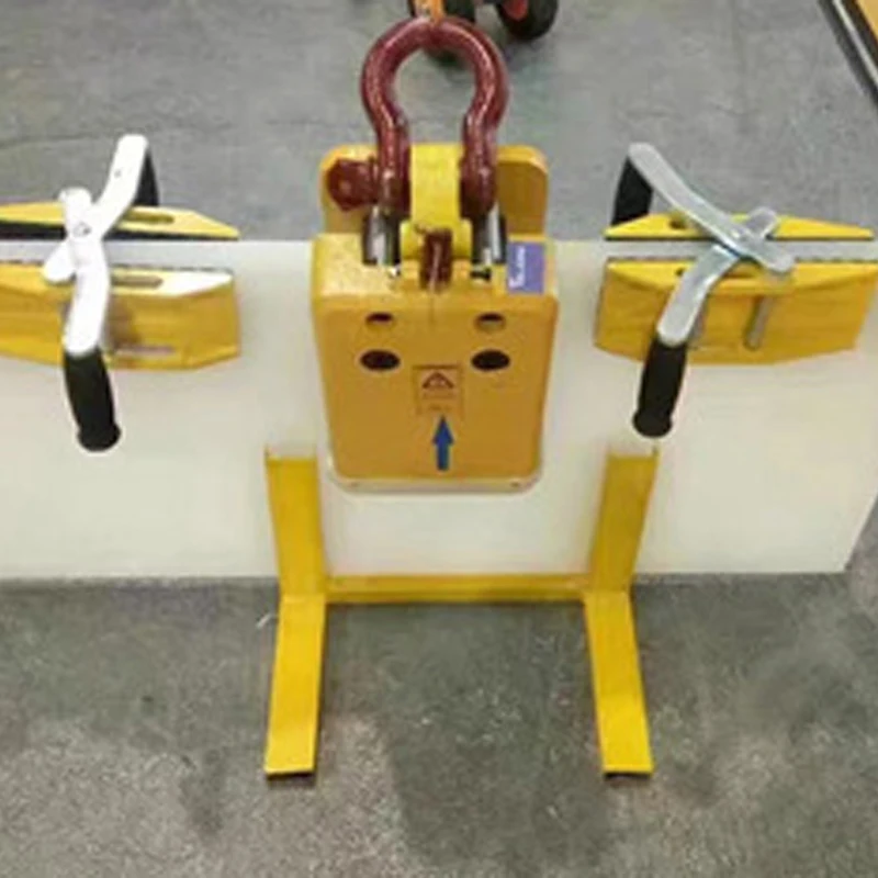 1000kg Stone Slab Lifter with White/Black Rubber Lined Grip Range 15mm-60mm Granite Marble Stone Slate Clip Lifting Tools