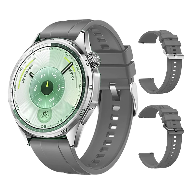Premium Silicone Watch Strap - Classic & Stylish 22mm фит