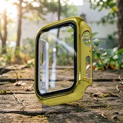 Premium HD Glass Screen Protector for Apple Watch - Ultra Clear, Durable, Scratch - Resistant Cover (Gold)