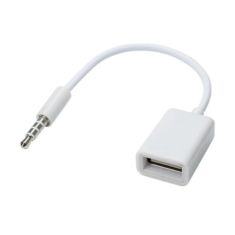 Enhanced Portable USB to 3.5mm AUX Audio Adapter Cable