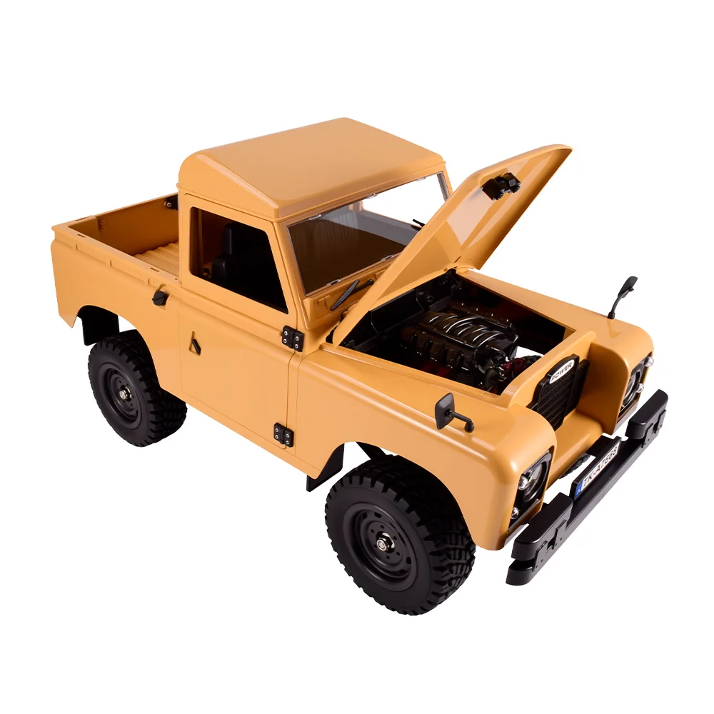 9IMOD RC 크롤러 1:10 4WD 듀얼 속도 380 모터 LED 조명 오프로드 트럭 RTR