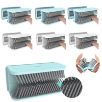 1/2/3PCS Silicone Shower Hair Catcher Wall Mounted Hair Stopper Hair Collector For Sink Bathtub Bathroom Accessories Reusable 1