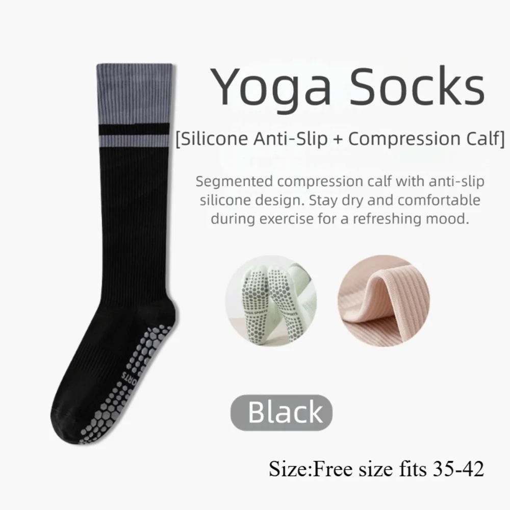 Polyester Yoga Socks with Silicone Grip for Women