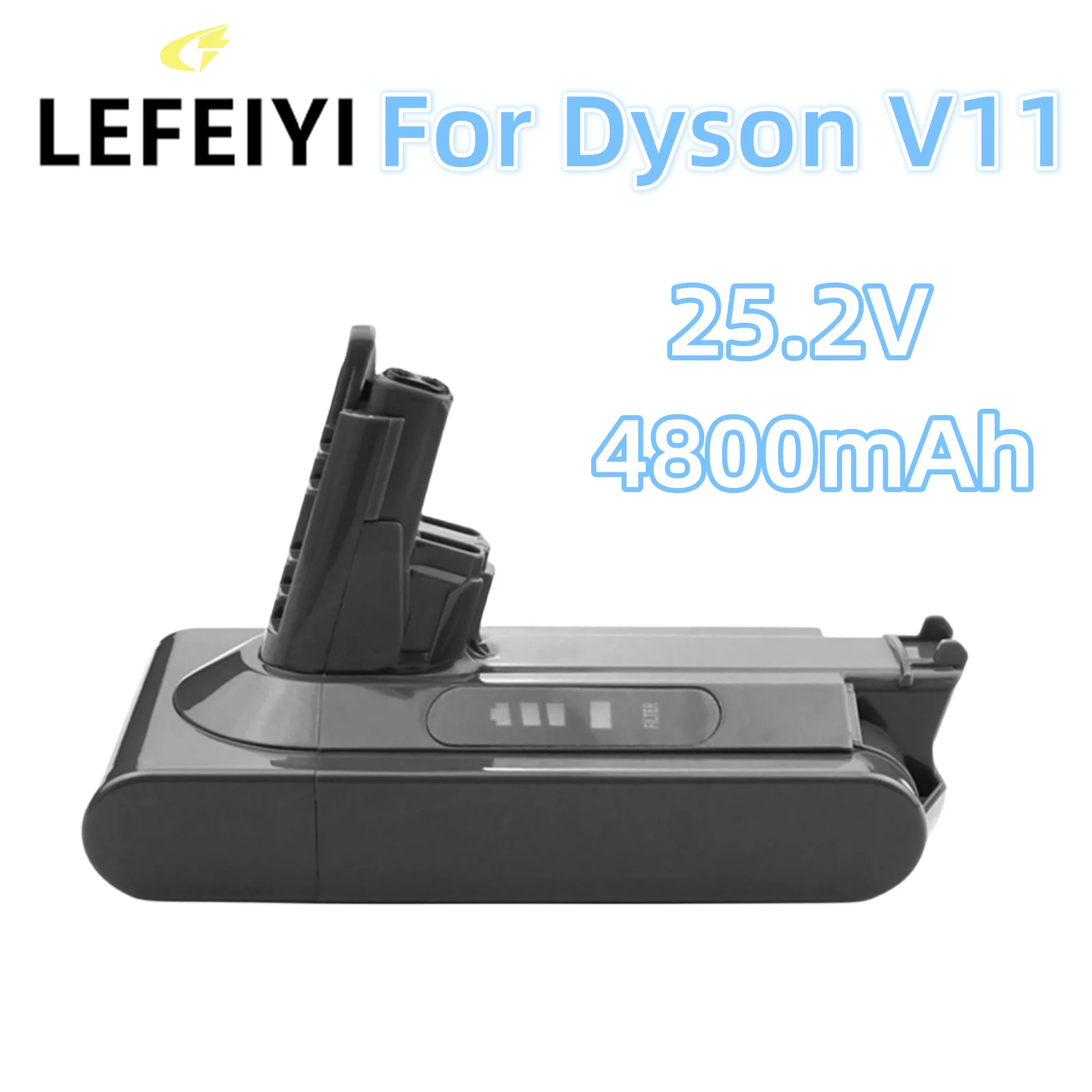 

For Dyson V11 25.2V 4800mAh lithium-ion rechargeable battery suitable for SV15/SV16 vacuum cleaner battery replacement