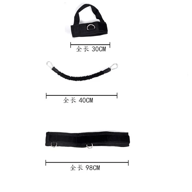 Fitness Bounce Trainer Rope Resistance Bands Exercise Equipment Basketball Tennis Running Leg Strength Agility Training Strap5PC 6