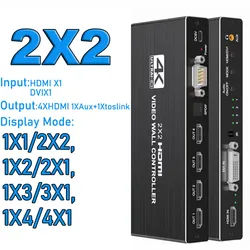Ultra HD HDMI Video Wall Controller & Processor - USA Power (2X2)