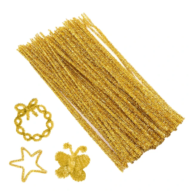 Pipe Cleaners (100pc) - Gold