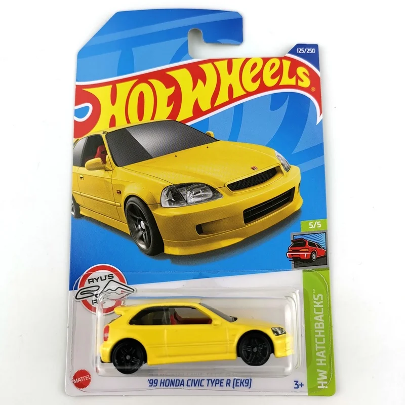 Hot Wheels Cars HONDA SERIES CIVIC TYPE R EK9 SUPER CUB 1/64 Metal