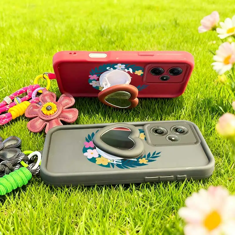 Colorful Garland Phone Case Set with Lanyard and Craft Embellishments