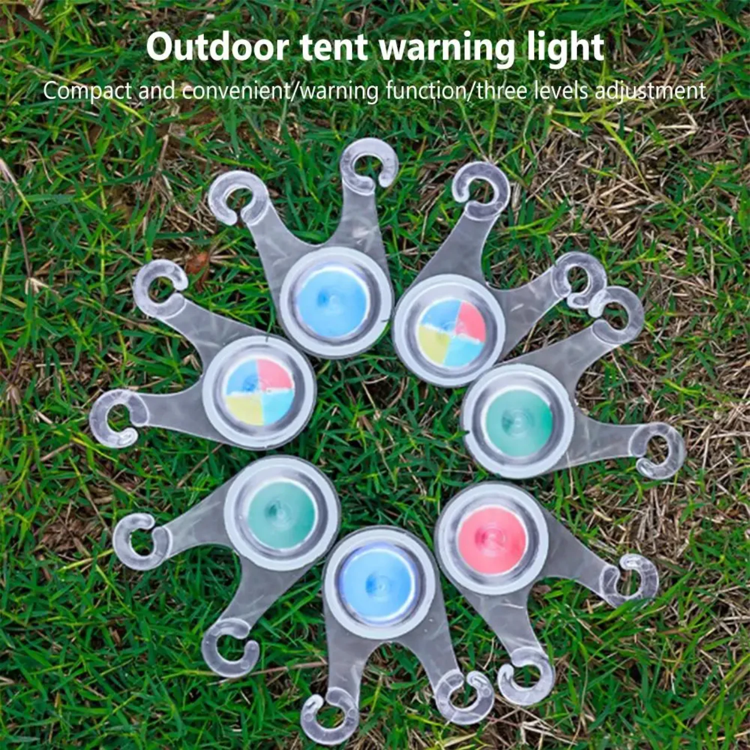Waterproof LED Camping String Lights – 10pcs Tent Rope Hanging Lamps 1