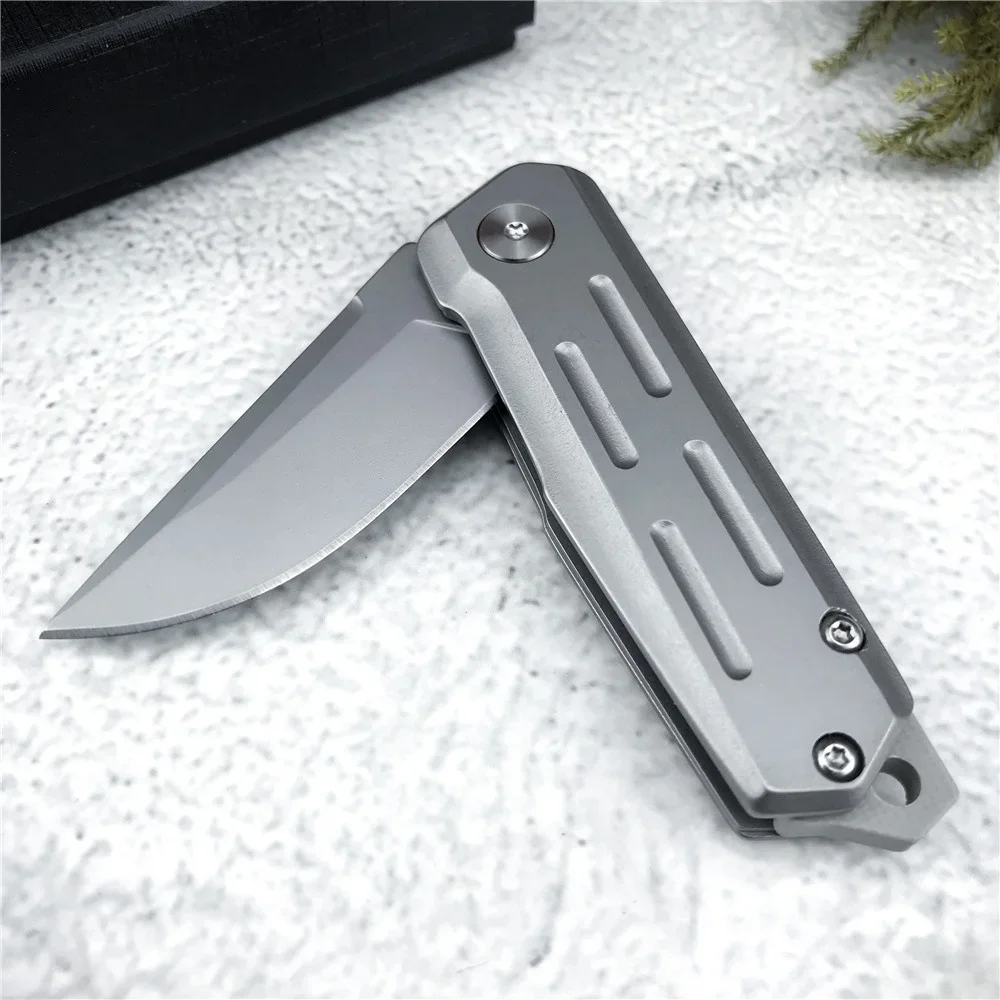 

Mini All Steel Pocket Folding Knife D2 Blade Outdoor Camping Hunting Survival Knives Military Tactical Utility EDC Tool Gift Box