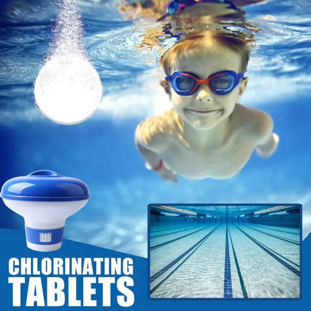 Hatékony Úszómedence Habzó Tisztító 1 Doboz/300Db Multifunkcionális Foltok Eltávolítása Pezsgő Tabletták Adagoló - Image 4