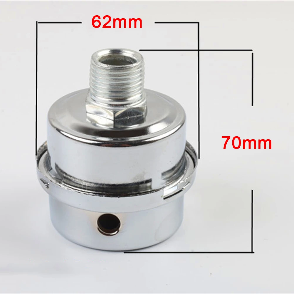12.5/16/20mm tragbarer Metall luftfilter öl freier Schall dämpfer Ansaug filter Luft kompressor pumpe Zubehör Squelch Schall dämpfer heiß – Detail 7