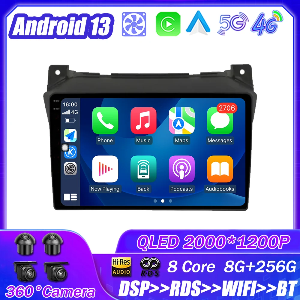 

Android 13 for Suzuki Alto GF SZ 2008 - 2019 Car Radio Multimedia Player Navigation Stereo GPS Auto Head Unit DSP 5G WIFI