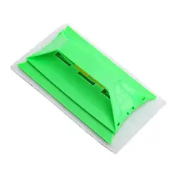 Foldable Sliding Door and Window Track Cleaning Tool with Dusting Cloth (Green)