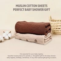 2 draps-housses pour bébé, housse douce respirante, étui amovible 5