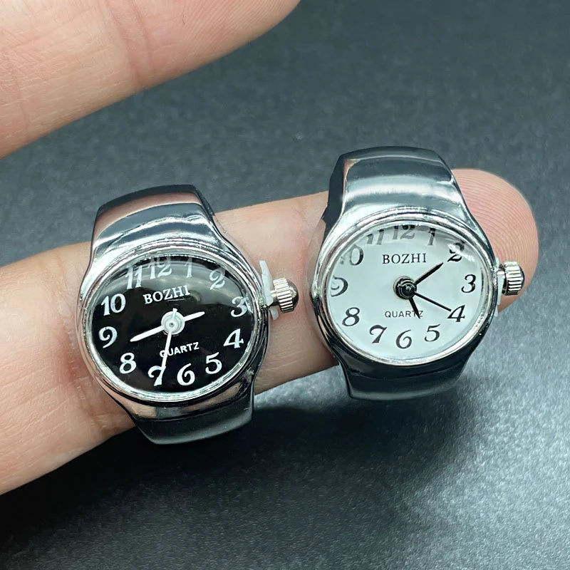 Alloy Finger Quartz Watch Alloy Jewelry Clock Alloy Watch Ring