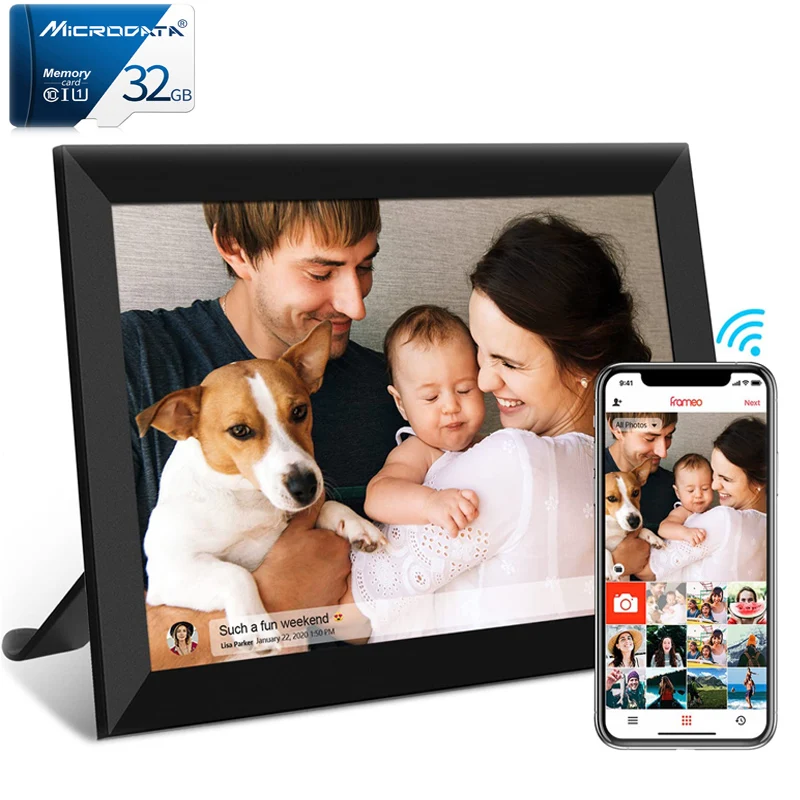 Fujiary Digital Photo Frame Ips Touch Screen P100 10.1“ 16gb Digital Picture Aliexpress