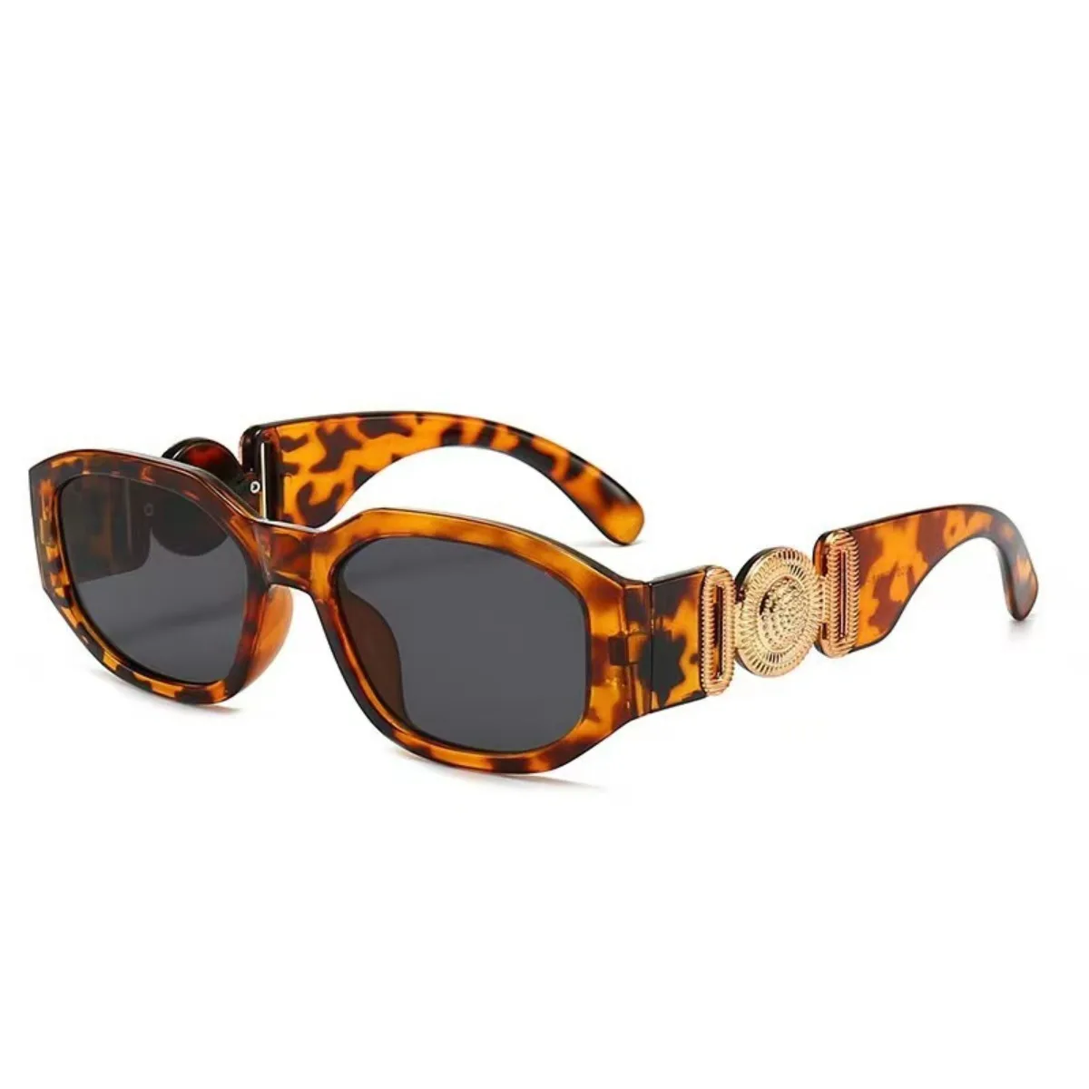 Vintage Retro-Sonnenbrille, kleiner Rahmen, UV400, quadratische Farbtöne, Unisex, leichte Reise-Sonnenbrille, modische Outdoor-Accessoires für Damen – Detail 7